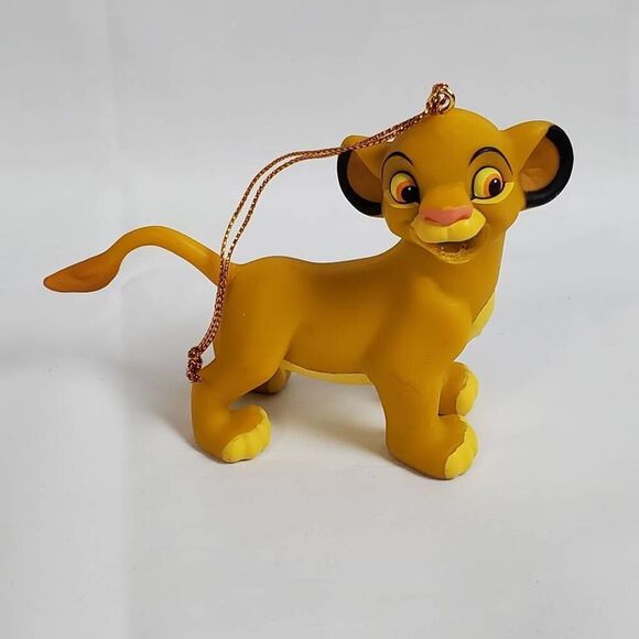Disney The Lion King Simba Ornament – Vintage 1990s Simba Figure Hanging Decor 3 - Picture 2 of 6